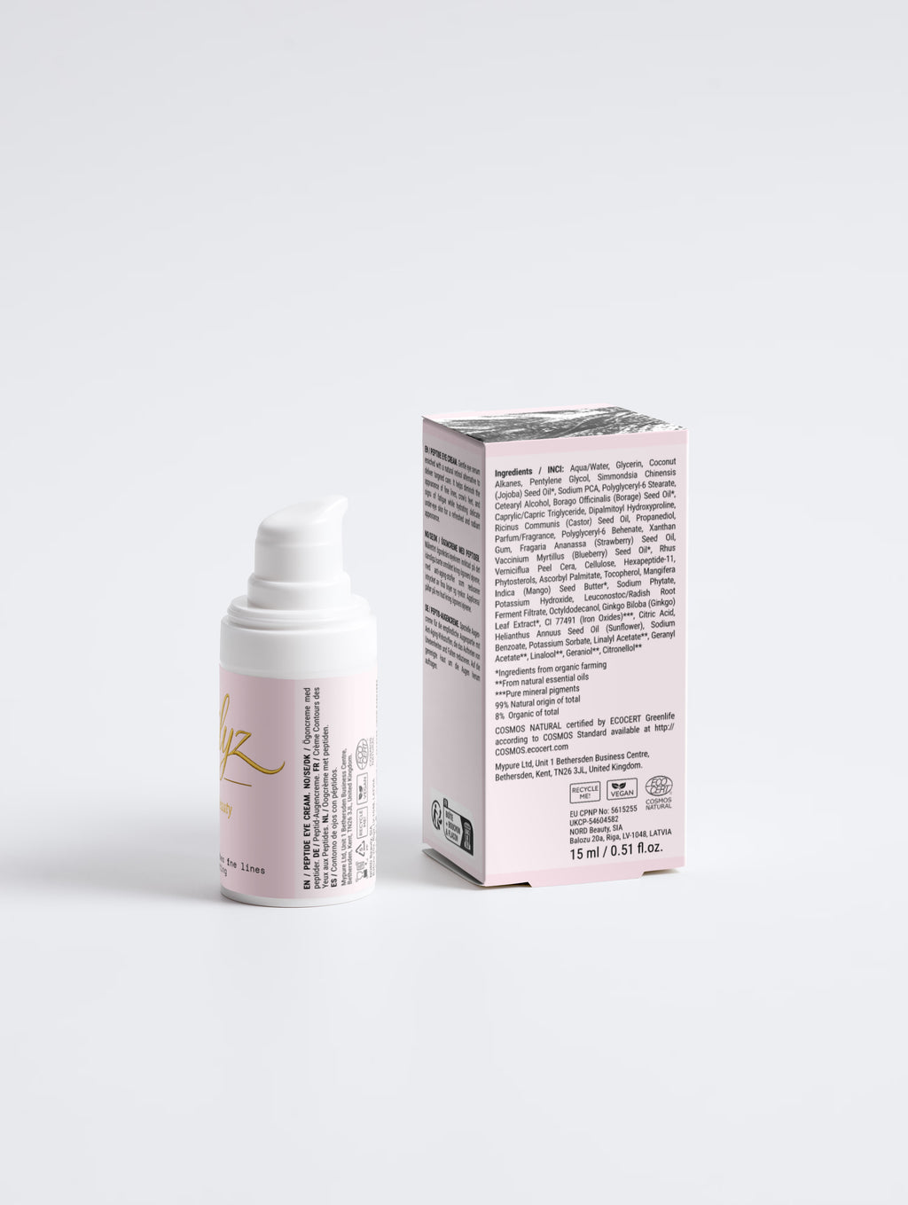 Peptide Age-Defying Eye Cream – Hexapeptide-11, Vitamin C & E, Firms & Brightens