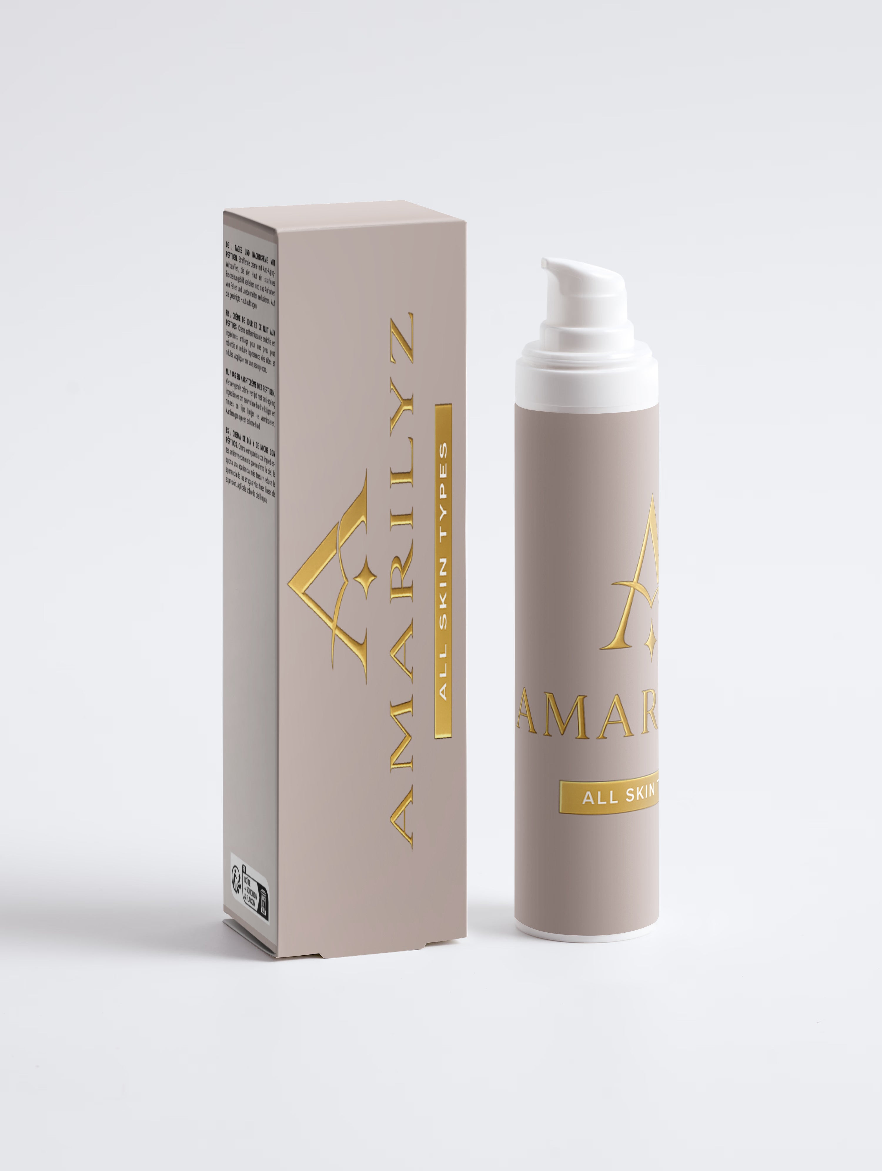 Anti-Age Peptide Collection – Serum, Eye Cream & AM/PM Cream Trio