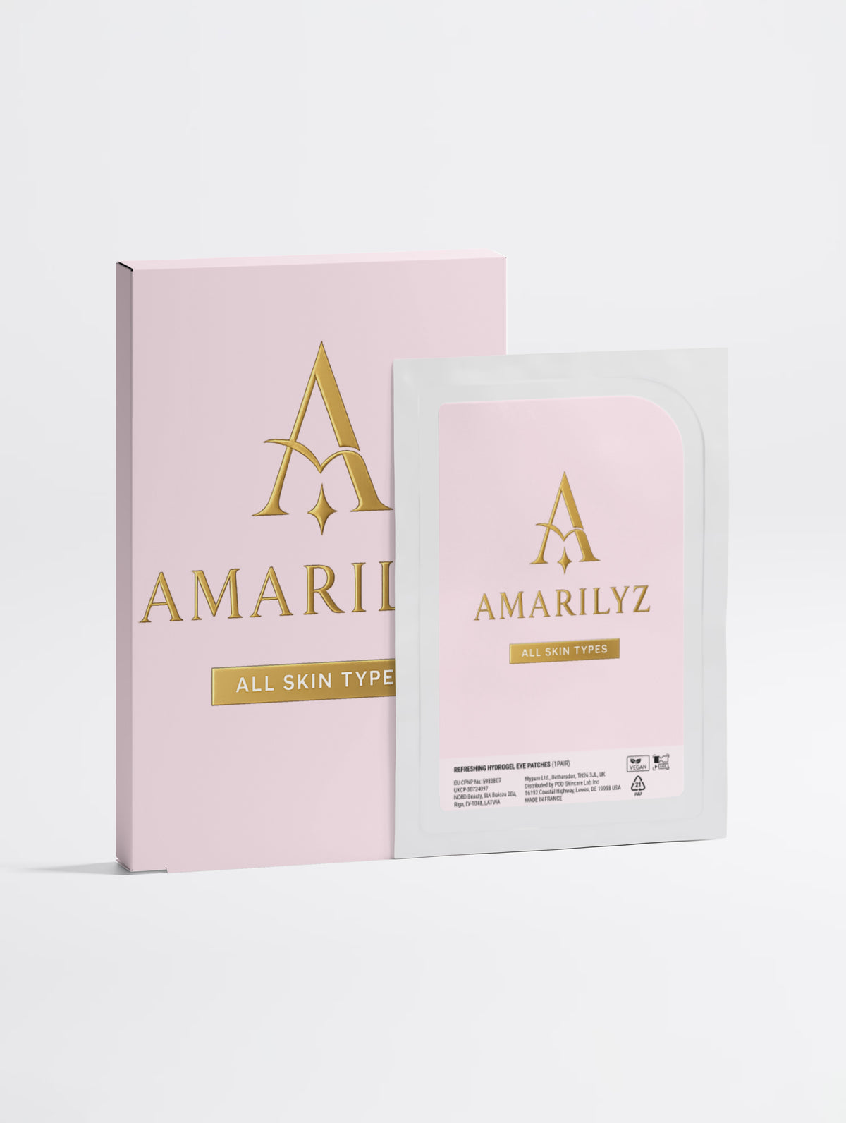 Anti-Fatigue Hydrogel Eye Patches – Antioxidants & Hydrating Actives, 7 Pairs